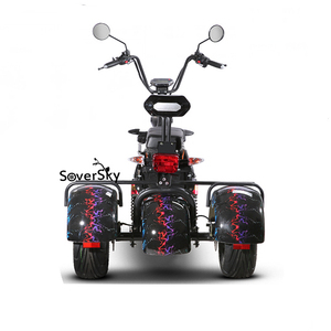 Scooter Eléctrico Citycoco de 3 Ruedas, 2000w/3000w, para Adultos, Plegable, Impermeable, con GPS y Batería de Litio - Product Image 6