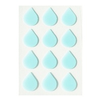 Nouvel arrivage 12 patchs hydrocolloïdes bleus pour les boutons, absorbant les fluides, soin des taches d'acné, nouveau traitement des taches