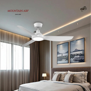 Mạnh mẽ động cơ yên tĩnh nhất trong nhà 52-inch 3-MÀU LED Đèn ABS Blades quạt trần ánh sáng với điều khiển từ xa cho phòng khách - Product Image 1