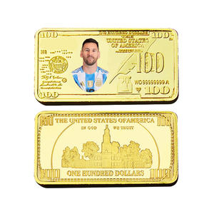 Moneda Conmemorativa Cuadrada <span class=keywords><strong>de</strong></span> Metal Bañada en <span class=keywords><strong>Oro</strong></span> <span class=keywords><strong>de</strong></span> 24K para <span class=keywords><strong>Messi</strong></span>, Liga <span class=keywords><strong>de</strong></span> Fútbol y Estrellas <span class=keywords><strong>de</strong></span> la Copa Mundial, Recuerdo para Aficionados y Coleccionistas - Product Image 3