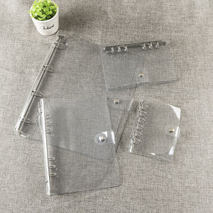 ए 5/ए 6/ए 7/ए 4 स्पष्ट pvc बिंदर के साथ पारदर्शी पुस्तक कवर - Product Image 1