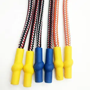 garment polyester hoodie drawstring cord with heat shrink tube end