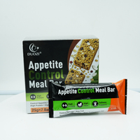 Barres de remplacement de repas OEM riches en protéines et en fibres, favorisant la satiété et la gestion de l'appétit, 25g x 7 barres