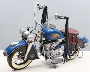 Wholesale Souvenir Gifts Vintage Home Decor Metal Die Cast Motorcycles Model Collectible Motorbike Toy Gifts
