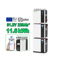 Garantie de 10 ans Stock UE Système de stockage d'énergie solaire domestique Batterie au lithium LiFePO4 48V 100AH 200AH 300Ah BYD PowerWall 5KWH 10KWH