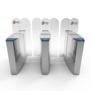 Tourniquet coulissant pleine hauteur avec reconnaissance faciale et code QR, portique rapide anti-pincement pour bureaux, immeubles résidentiels et métros - Product Image 4