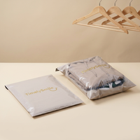 Polymailer personnalisé imprimé de logo rose pêche expédition express biodégradable fermeture éclair