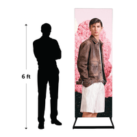 680x2000mm P1.667 Display digitale a LED portatile per interni Poster a colori per cure mediche per educazione Indoor Display di benvenuto