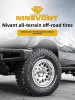 Nouveaux pneus tout-terrain silencieux Nivante AT/RT pour voitures particulières Defender Tank, pneus radiaux tout-terrain 265/285