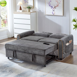 Canapé convertible moderne <span class=keywords><strong>2</strong></span> places pour salon, canapé-<span class=keywords><strong>lit</strong></span> avec charge USB, meubles de maison, canapé-<span class=keywords><strong>lit</strong></span> pliable 18691 - Product Image 4