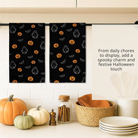 100% katoenen hangende washandjes, absorberend, snel drogend, spookachtig voor feestelijke keuken decoratie