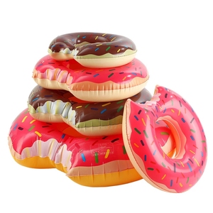 Flotador de piscina seguro para niños y adultos, Donut inflable para fiesta de actividades al aire libre, bonito flotador de piscina de verano respetuoso con el medio ambiente - Product Image 1