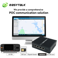 Solución de Comunicación Logística Easytalk, Sistema de Comunicación Inalámbrica PTT (Push to Talk) para 150 Usuarios, Servidor Privado CE, Walkie Talkie, Radio Bidireccional PoC