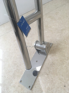 Barra de agarre plegable de acero inoxidable SUS304, pasamanos antideslizante para baño y uso hospitalario para personas discapacitadas - Product Image 3