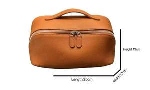 Borsa <span class=keywords><strong>da</strong></span> Donna in Vera Pelle di Lusso Personalizzata, Resistente e Capiente, per Viaggi e Cosmetici - Product Image 5