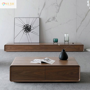 Armoire moderne de luxe pour appartement et maison, <span class=keywords><strong>meuble</strong></span> <span class=keywords><strong>TV</strong></span> à fonction de rangement intérieur nouvellement conçu, ensemble de tables basses pour la décoration intérieure - Product Image 2