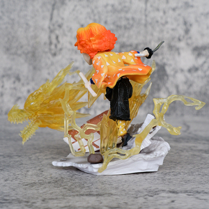 13CM cacciatrice di demoni Tanjiruo/<span class=keywords><strong>Zenitsu</strong></span>/Kochou Shinobu/Tomioka Giyuu Kimetsu No Yaiba Nezuko figura Anime - Product Image 5