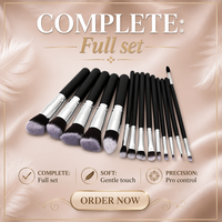 Offre Spéciale – Kit de 14 ou 18 Pinceaux de Maquillage Mat Végétalien Rose Doré – Outils de Beauté et Ensemble de Pinceaux Fond de Teint