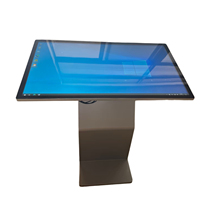 Popular todo en uno interactivo táctil LCD máquina de Visualización de publicidad quiosco de información independiente