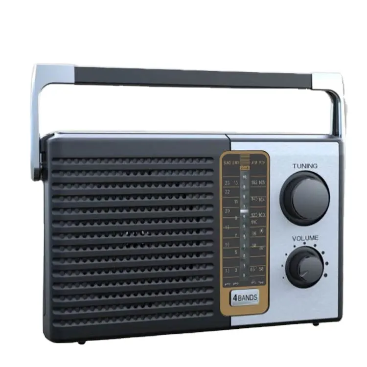 Wholesale price 2024 Portable BT Wireless Speaker Battery Operated Ac Power Dsp Plug Am Fm Radio With Best Reception