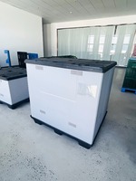 Boîtes de transport pliables en PP avec manchon, disponibles en OEM et ODM, imprimées UV, service de découpe sur mesure