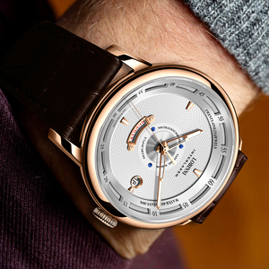 LOBINNI 18071 reloj de pulsera de estilo minimalista personalizado relojes mecánicos luminosos hombres automáticos - Product Image 5