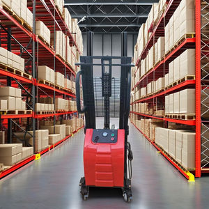 0.8 ตัน 1.6 ม. แบบพกพาส้อมติดตั้งรถบรรทุกเข้าถึงรถยกไฮดรอลิกมินิแจ็ครถลากพาเลทคู่มือ stackers สําหรับคอนเทนเนอร์ - Product Image 5