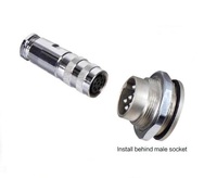 Contactos masculinos IP67 a conector de cable de enchufe C091 AISG M16