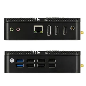 Werkseitiger industrieller Mini-PC Intel Elkhart Lake J6412 DDR4 2HD 1DP 4K alles in einem Desktop-PC Win10/Linux/Win11 Thin Client