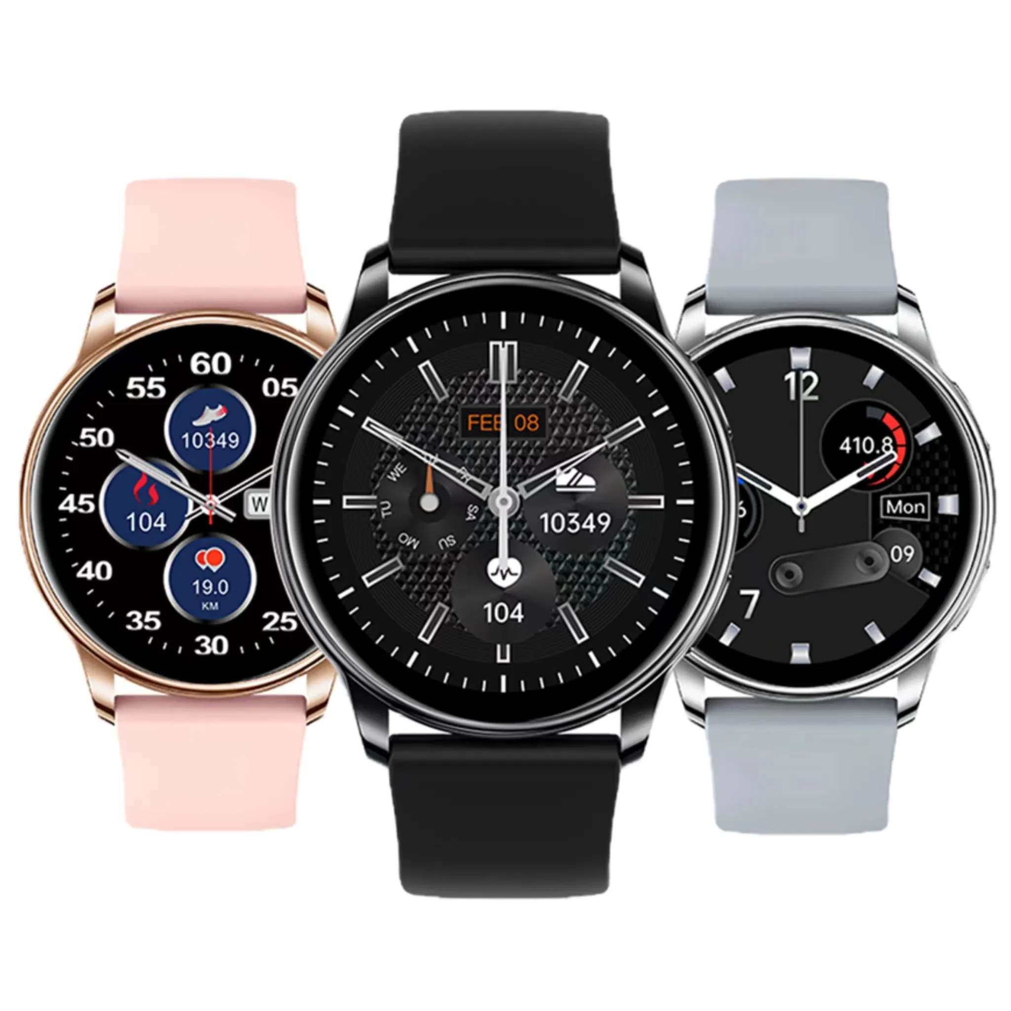 Full Font Display Fitness Informatie Delen Bt Bellen Smartwatch Ip67 Waterdichte Smartwatches Met Tft Display