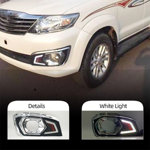 Luz <span class=keywords><strong>Antiniebla</strong></span> LED de Conducción Diurna para <span class=keywords><strong>Toyota</strong></span> Fortuner <span class=keywords><strong>Hilux</strong></span> SW4 2012 <span class=keywords><strong>2013</strong></span> 2014 2015, Lámpara <span class=keywords><strong>Antiniebla</strong></span> Delantera para Parachoques, Luz Diurna DRL - Product Image 3