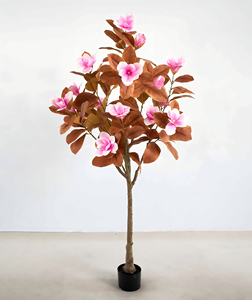 Plante artificielle M733 pour la décoration de la maison, arbre d'<span class=keywords><strong>orchidée</strong></span>, plantes et fleurs artificielles avec pots, magnolia, bonsaï - Product Image 4