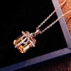 Conjuntos de Joyería de Circonia Chapados en Oro de Moda Original, Collar de Circonia para Fiesta, Joyería de Circonia para Mujeres y Niñas - Product Image 3