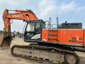 รถขุดไฮดรอลิกแบบตีนตะขาบฮิตาชิ ZX490LCH มือสอง รุ่นปี 2020 น้ำหนัก 49 ตัน พร้อมเกียร์บ็อกซ์ เครื่องยนต์ และปั๊ม - Product Image 4