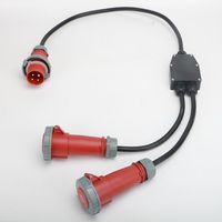 Connecteur de rallonge pour conteneur frigorifique et camion de la chaîne du froid HFE HFN-0132, câble de rallonge de qualité marine 4 broches 3H 32A IP67
