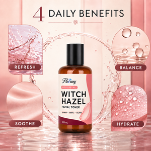 Tonique Visage Apaisant et Hydratant à l'Hamamélis et à la Lavande, Sans Alcool, à la <span class=keywords><strong>Rose</strong></span>, Minimiseur <span class=keywords><strong>de</strong></span> Pores, <span class=keywords><strong>Eau</strong></span> Tonifiante pour le Visage, Vente en Gros - Product Image 4
