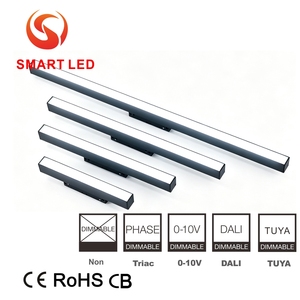 Système d'éclairage <span class=keywords><strong>sur</strong></span> <span class=keywords><strong>rail</strong></span> LED magnétique intelligent, intensité variable, 48V, projecteur linéaire, lampe grille 6W 12W 18W 24W pour magasin de détail - Product Image 2
