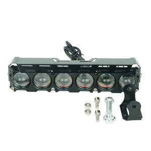 Novo LED Car Light com 2 3 4 5 6 Eyes Lens Dual Color Spotlight & Fog Driving Work Light para Motocicleta & Road 4X4 Branco Amarelo - Product Image 4