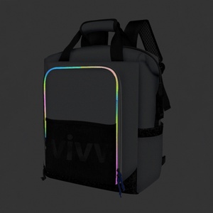 Sac isotherme réutilisable en polyester OEM, étanche, imprimé, avec fermeture éclair, portable, pour pique-nique et courses, garde au chaud et au frais - Product Image 4