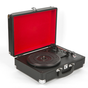 Reproductor de discos y maletas giratorias de vinilo, maletín con USB, gran oferta - Product Image 2