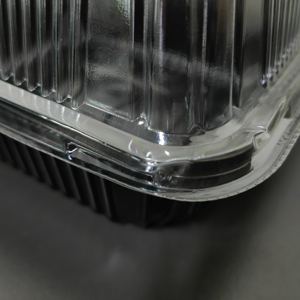 Disesuaikan sekali pakai plastik hitam peliharaan bawah nampan dengan lubang jelas tutup tinggi kacang kecambah pembibitan kucing rumput nampan dijual kemasan - Product Image 4