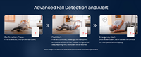 Capteur de détection de chute radar Milesight VS373 LoRaWAN, surveillance 24h/24 et 7j/7 pour les solutions de soins de santé intelligents et les soins aux personnes âgées