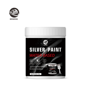 Pintura Líquida Acrílica Metálica Plateada <span class=keywords><strong>con</strong></span> Purpurina para Lona, Madera, <span class=keywords><strong>Tela</strong></span>, Cerámica, Piedra y Manualidades - Product Image 1