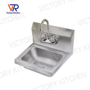 VICTORY KITCHEN Fregadero de pared de acero inoxidable Serie S/S Inox Equipo de catering para suministros de laboratorio, hotel y restaurante - Product Image 6