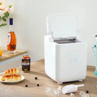 Machine à glaçons électrique Konwin pour la maison, forme de glaçons en plastique, capacité de 12 kg/24 h, distributeur d'eau, haute qualité