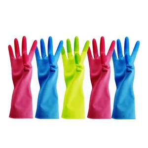 Küche Langarm Gummi Haushalts reinigung Geschirrs pülen Wäsche Küchen handschuhe