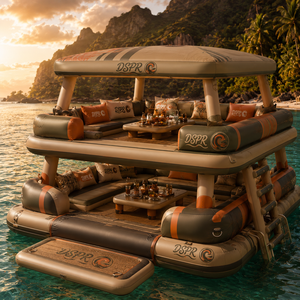 Quai aquatique spacieux qui crée un espace de plaisir pour toute la famille, sûr et fiable pour une utilisation en extérieur. - Product Image 3