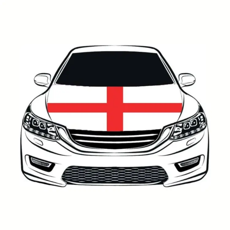 Capa de capô de carro com bandeira americana personalizada por atacado, capa de motor de carro com bandeira dos EUA