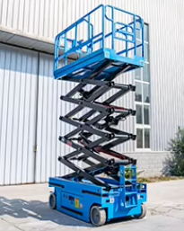 Plataforma Elevadora de Tijera Autopropulsada de <span class=keywords><strong>10m</strong></span> 12m 14m, 320kg, Plataforma de Trabajo Aérea, Mesas Elevadoras Eléctricas, Elevador Hidráulico de Tijera para Almacén - Product Image 6