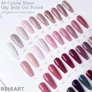 40 Colores de Esmalte de Uñas en Gel UV Profesional, Proveedor OEM ODM, Colección de Esmaltes de Uñas en Gel Transparente, Color Nude, Efecto Gelatina, de un Solo <span class=keywords><strong>Paso</strong></span> - Product Image 1
